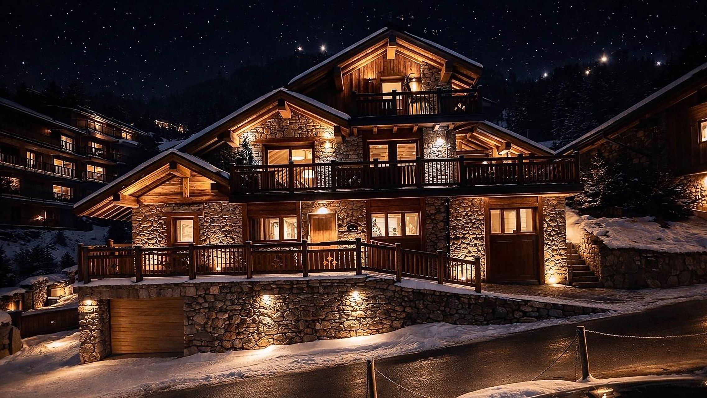 chalet de luxe 15 Pièces en location saisonnière sur MERIBEL LES ALLUES (73550)