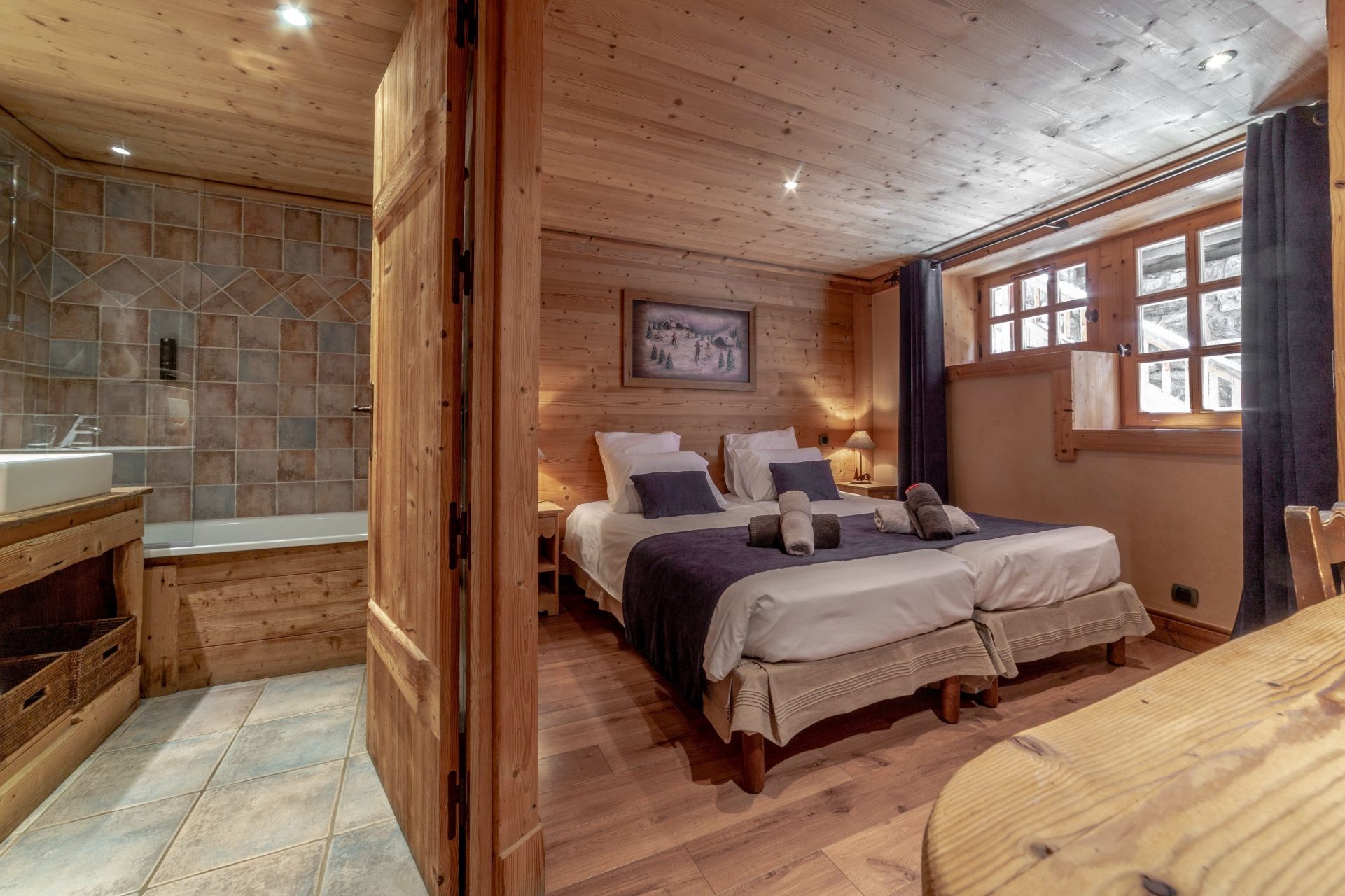 chalet de luxe 7 Pièces en location saisonnière sur MERIBEL LES ALLUES (73550)