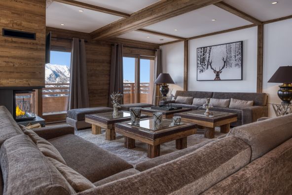 Location saisonnière Chalet de luxe Méribel Les Allues 9 Pièces 420 m²