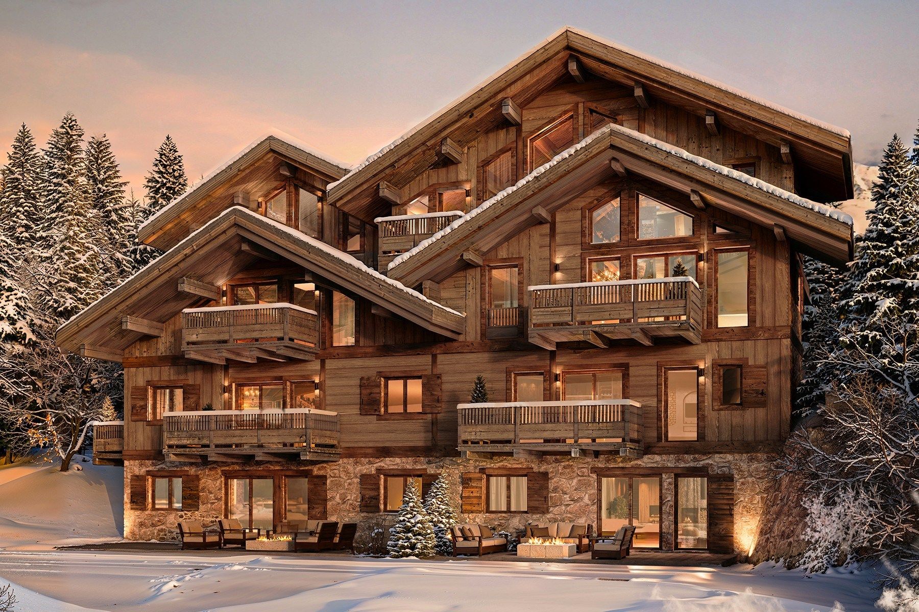 appartement de luxe 4 Pièces en vente sur MERIBEL LES ALLUES (73550)