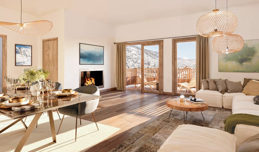 appartement de luxe 4 Pièces en vente sur MERIBEL LES ALLUES (73550)