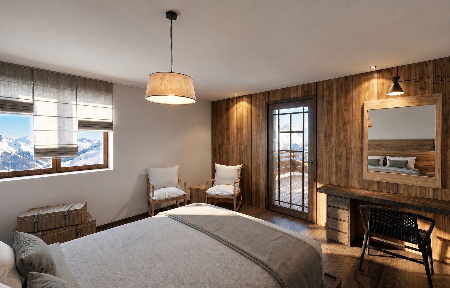 luxury apartment 6 Rooms for sale on MERIBEL LES ALLUES (73550)