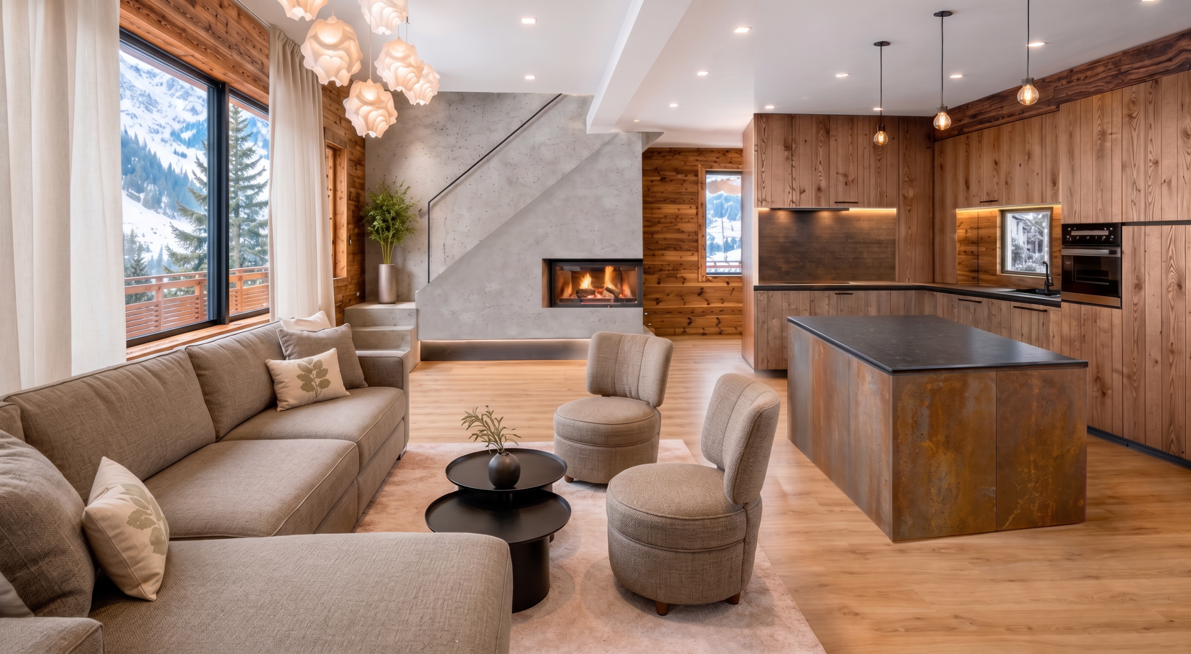 chalet de luxe 7 Pièces en location saisonnière sur MERIBEL LES ALLUES (73550)