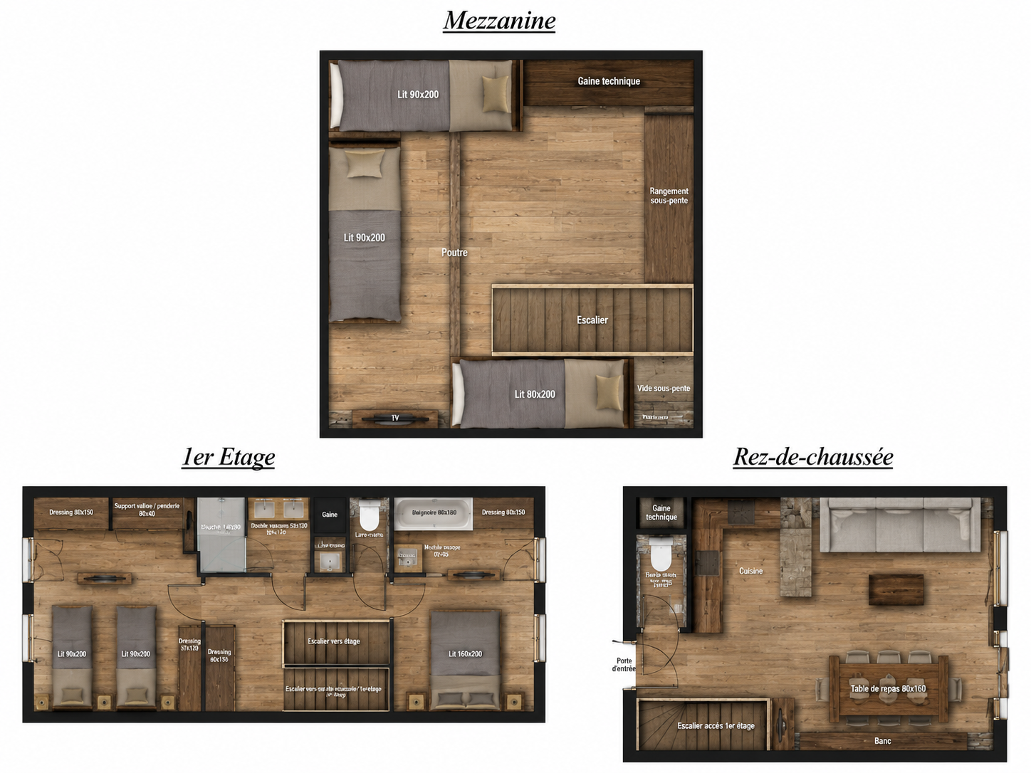 appartement de luxe 5 Pièces en vente sur MERIBEL LES ALLUES (73550)