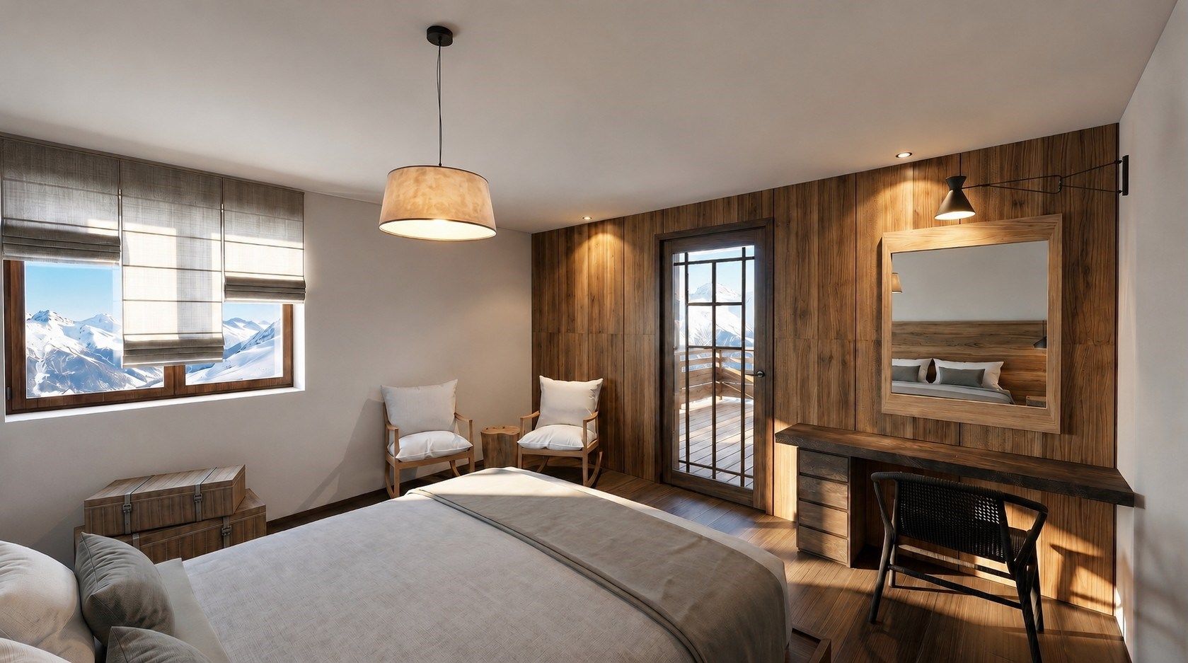 appartement de luxe 4 Pièces en vente sur MERIBEL LES ALLUES (73550)